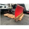 Image 1 : RED MASSEY FERGUSON SNOW PLOW ATTACHMENT