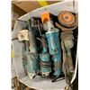 Image 2 : BOX OF ASSORTED ELECTRIC MAKITA HAND TOOLS