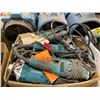 Image 2 : BOX OF ASSORTED ELECTRIC MAKITA HAND TOOLS