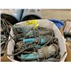 Image 2 : BOX OF ASSORTED ELECTRIC MAKITA HAND TOOLS