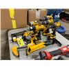 Image 2 : DEWALT CORDLESS HAND TOOL LOT INCLUDING 5 BATTERIES, 5 CORDLESS DRILLS, STAPLER, 2 HAMMERS A