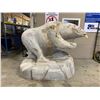 Image 2 : LARGE PAINTED STYROFOAM BEAR STATUE APPROX. 70" X 68"