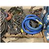 Image 1 : PALLET OF ASSORTED INDUSTRIAL AIR/ELECTRICAL & SUCTION HOSE