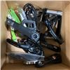 Image 2 : BOX OF VARIOUS BLACKSPIRE CRANKSETS & MAKERS BIKE PARTS