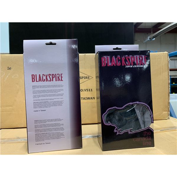 BOX OF BLACKSPIRE GREY BIKE SEATS