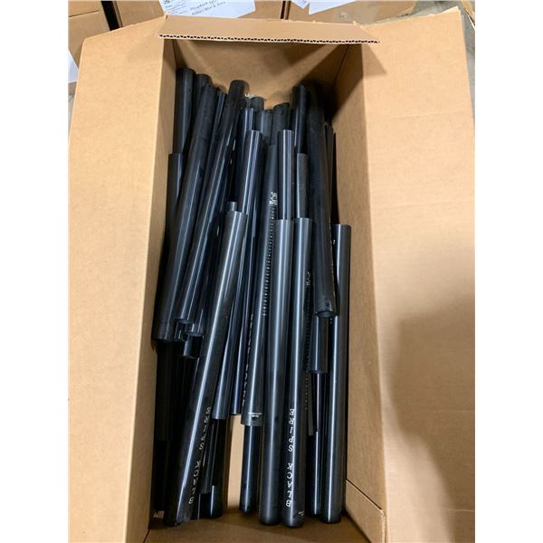 BOX OF ASSORTED BLACKSPIRE HEADSET SPACER TUBES BLACK ANO