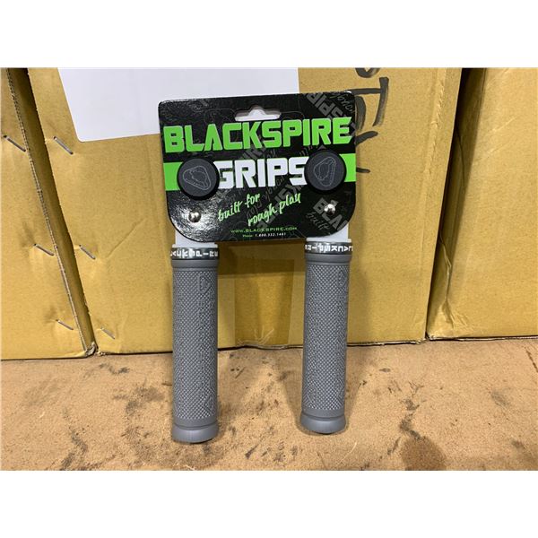 BOX OF 50 PAIRS GREY COLOR BLACKSPIRE HANDLEBAR GRIPS