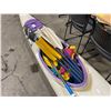 Image 2 : NECKY ARLUK 3 WHITE / PURPLE SINGLE PERSON KAYAK WITH ASSORTED FLOATATION DEVICES & PADDLES