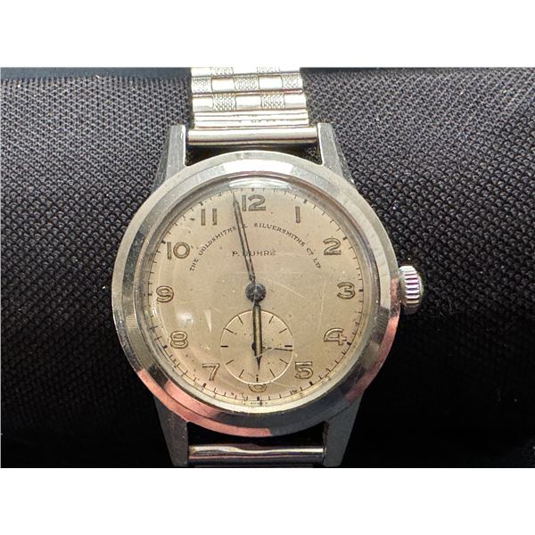 P. BUHRE VINTAGE MEN'S WRISTWATCH