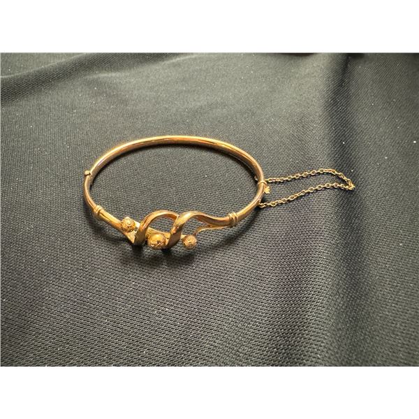 9K ANTIQUE BRACELET 5.7 GRAMS