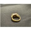 Image 2 : 10K LADIES WEDDING RING WITH 8 DIAMONDS 4.7G