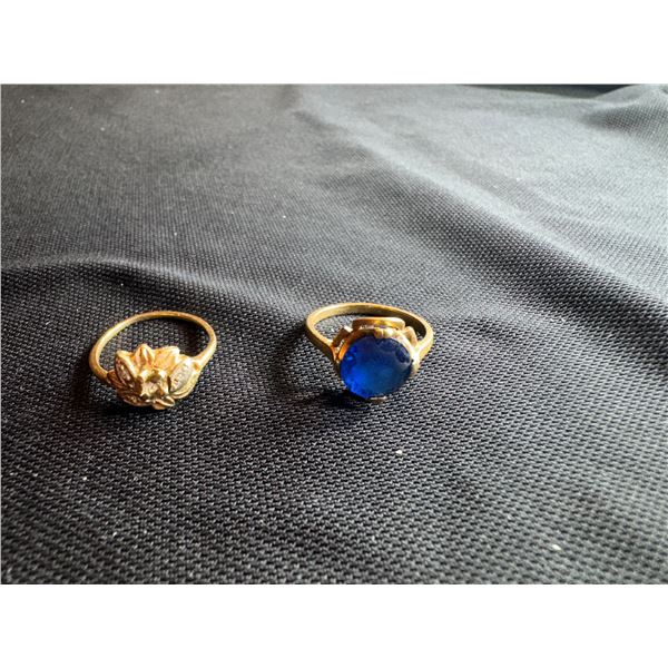 2-10K LADIES RINGS 5.2G