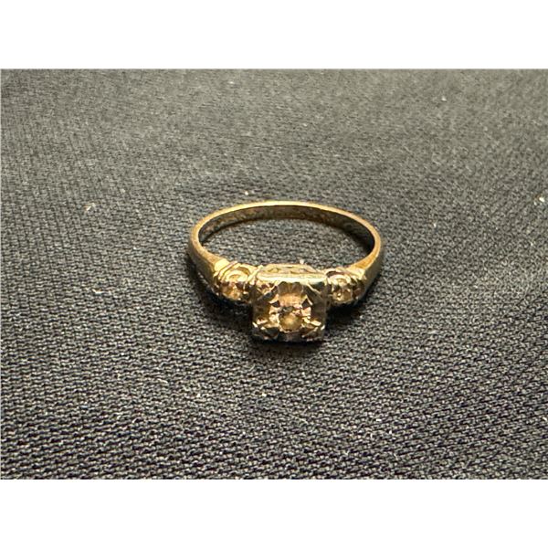 14K LADIES RING WITH DIAMONDS 2.2G