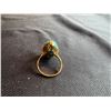 Image 2 : 18K LADIES RING WITH TURQUOISE 3.9G