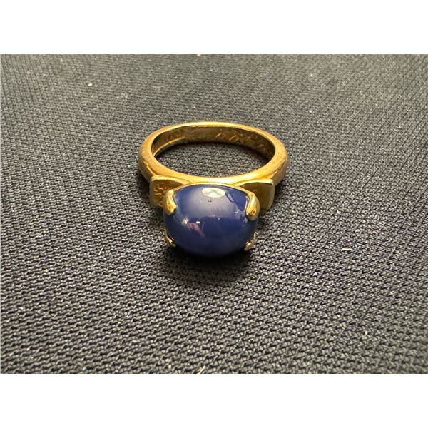 18K LADIES RING WITH SAPPHIRE 7.8G