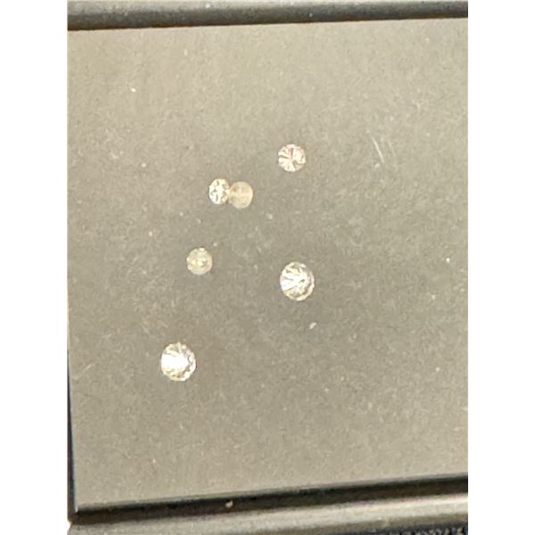 ASSORTED LOOSE ROUND CUT DIAMONDS