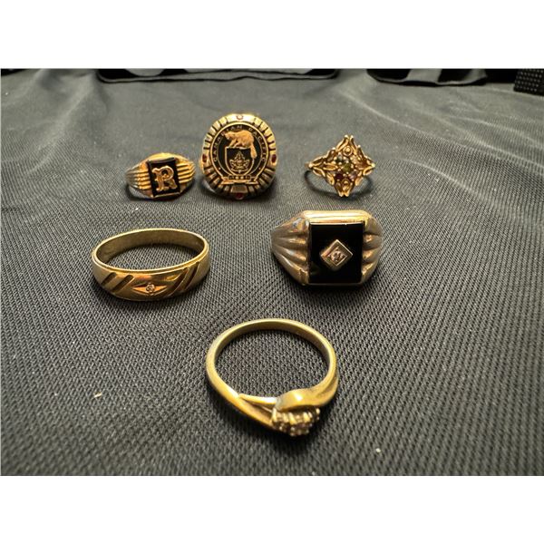 ASSORTED GOLD RINGS REPLACEMENT $3,000.00