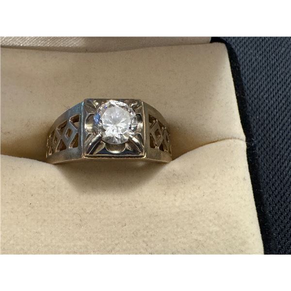 10K RING WITH CUBIC ZIRCONIA REPLACEMENT $500.00