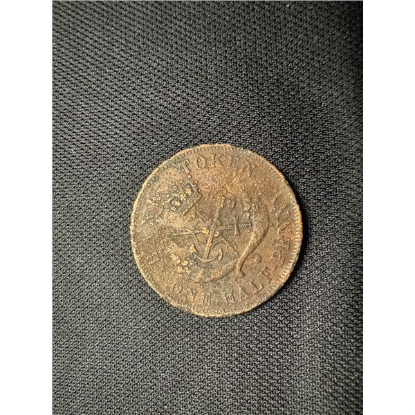 1851 UPPER CANADA 1/2 PENNY TOKEN