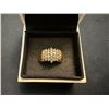 Image 1 : 10K LADIES CLUSTER RING WITH DIAMONDS 8.1G