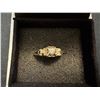 Image 1 : 14K LADIES RING WITH DIAMOND .16CT, 14K LADIES RING 4.3G