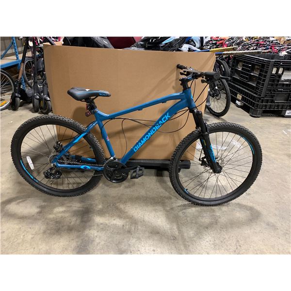 DIAMONDBACK RIDGEBACK BLUE 21 SPEED FRONT SUSPENSION MOUNTAIN BIKE WITH FULL DISC BRAKES