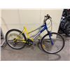 Image 2 : INFINITY TELLURIDE BLUE/YELLOW 21 SPEED FRONT SUSPENSION MOUNTAIN BIKE