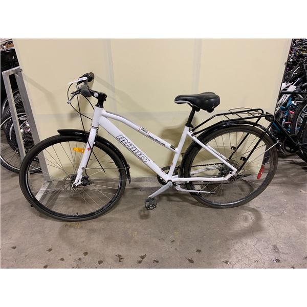 INFINITY BOSS THREE DISC WHITE 7 SPEED MOUNTAIN BIKE WITH FULL DISC BRAKES