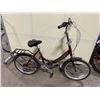 Image 2 : SCHWINN MAROON 12 SPEED MEDIUM SIZE FOLDABLE ROAD BIKE WITH REAR DRUM BREAK