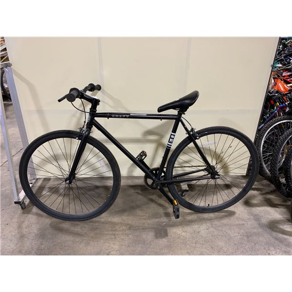 DRAFT SE BLACK FIXED GEAR SINGLE SPEED CLASSIC STYLE CITY BIKE