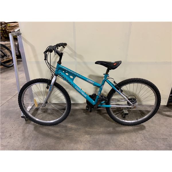 TECH TEAM STARDUST BLUE 18 SPEED MOUNTAIN BIKE