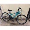 Image 2 : TECH TEAM STARDUST BLUE 18 SPEED MOUNTAIN BIKE