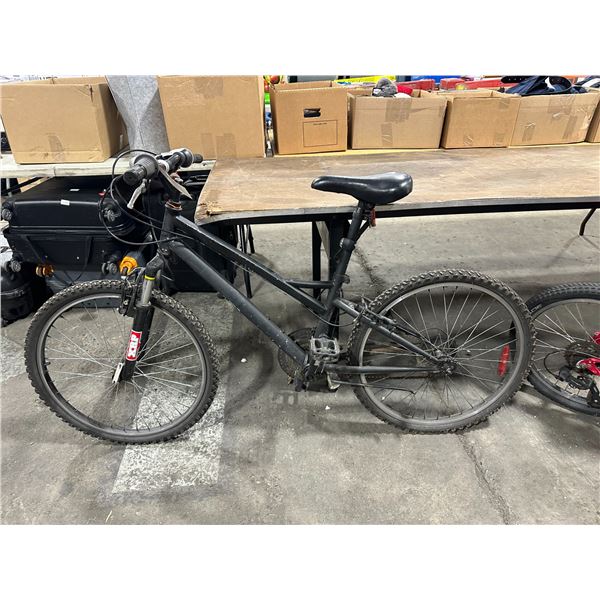 NO NAME BLACK 21 SPEED FRONT SUSPENSION MOUNTAIN BIKE