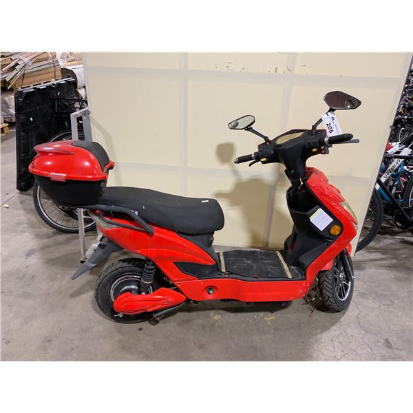 ARMADA RED FULL SUSPENSION 500W MOTOR 32KMPH MAX SPEED ELECTRIC SCOOTER VIN-LJ7WT02E6L2000850