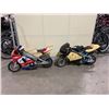 Image 1 : 2 BIKES: FILA RED/YELLOW & NO NAME YELLOW/BLACK GAS OPERATED SMALL KIDS BIKE