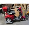 Image 1 : DAYMAK RED ELECTRIC ASSISTED MOBILITY SCOOTER WITH REAR CARRY BOX