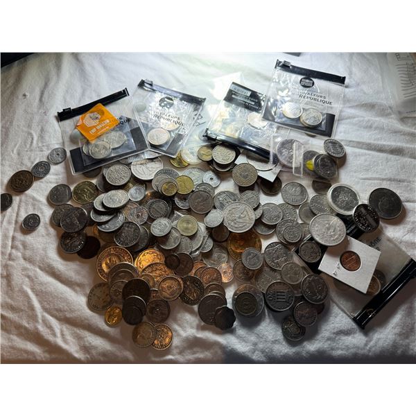 ASSORTED WORLD COINS