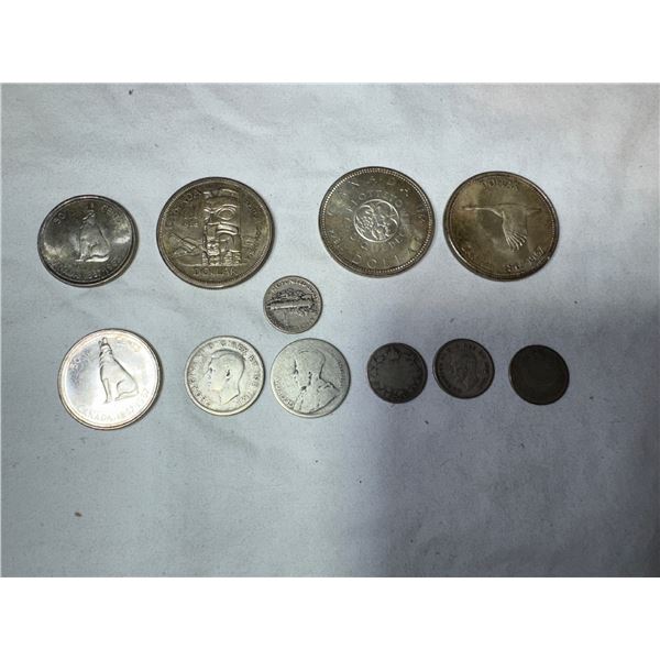 ASSORTED SILVER COINS