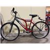 Image 1 : DUNLOP FS757 RED 21 SPEED FRONT SUSPENSION HYBRID STYLE MOUNTAIN BIKE