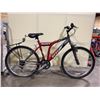 Image 2 : DUNLOP FS757 RED 21 SPEED FRONT SUSPENSION HYBRID STYLE MOUNTAIN BIKE