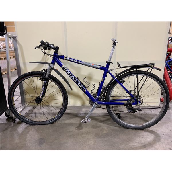 KONA CINDER CONE BLUE 24 SPEED FRONT SUSPENSION MOUNTAIN BIKE