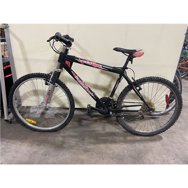 SUPERCYCLE 2100GSD BLACK 21 SPEED FRONT SUSPENSION MOUNTAIN BIKE