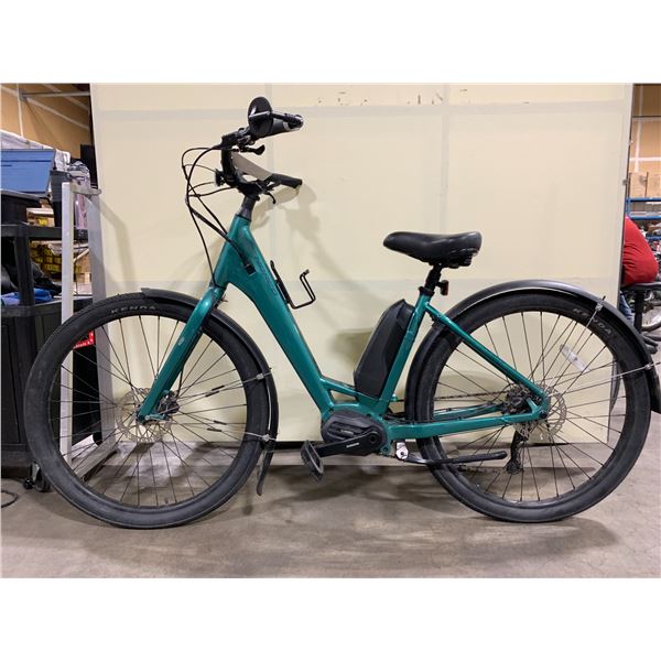 NORCO SCENE VLT GREEN 9 SPEED ELECTRIC CRUISE BIKE WITH FULL DISC BRAKES