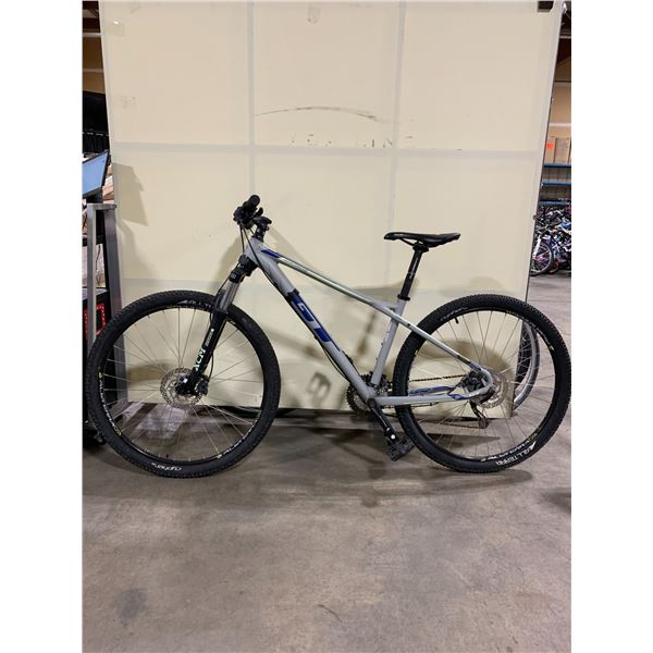 GT AVALANCHE GREY 27 SPEED FRONT SUSPENSION FULL DISC BRAKE MOUNTAIN BIKE