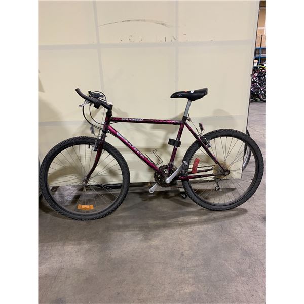 DYNATECH MAXIMUM PURPLE 18 SPEED HYBRID BIKE