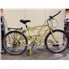 Image 2 : YELLOW NO NAME 6 SPEED VINTAGE STYLE CRUISER BIKE *MISSING HANDLE GRIPS*