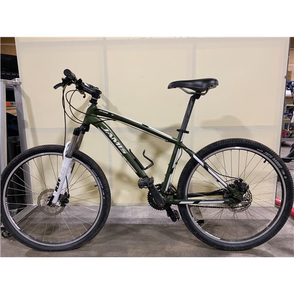 JAMIS TRAIL 2 T6 GREEN 24 SPEED FRONT SUSPENSION MOUNTAIN BIKE WITH FULL DISC