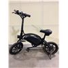 Image 1 : JETSON BLACK SINGLE SPEED ELECTRIC ASSISTED MINI BIKE WITH FULL DISC BRAKES *NO KEYS, NO CHARGER*