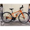 Image 2 : TREK FX SERIES 7.4 ORANGE 27 SPEED HYBRID STYLE ROAD BIKE