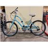 Image 1 : TOWNIE ELECTRA BLUE 7 SPEED HYBRID STYLE CRUISER BIKE